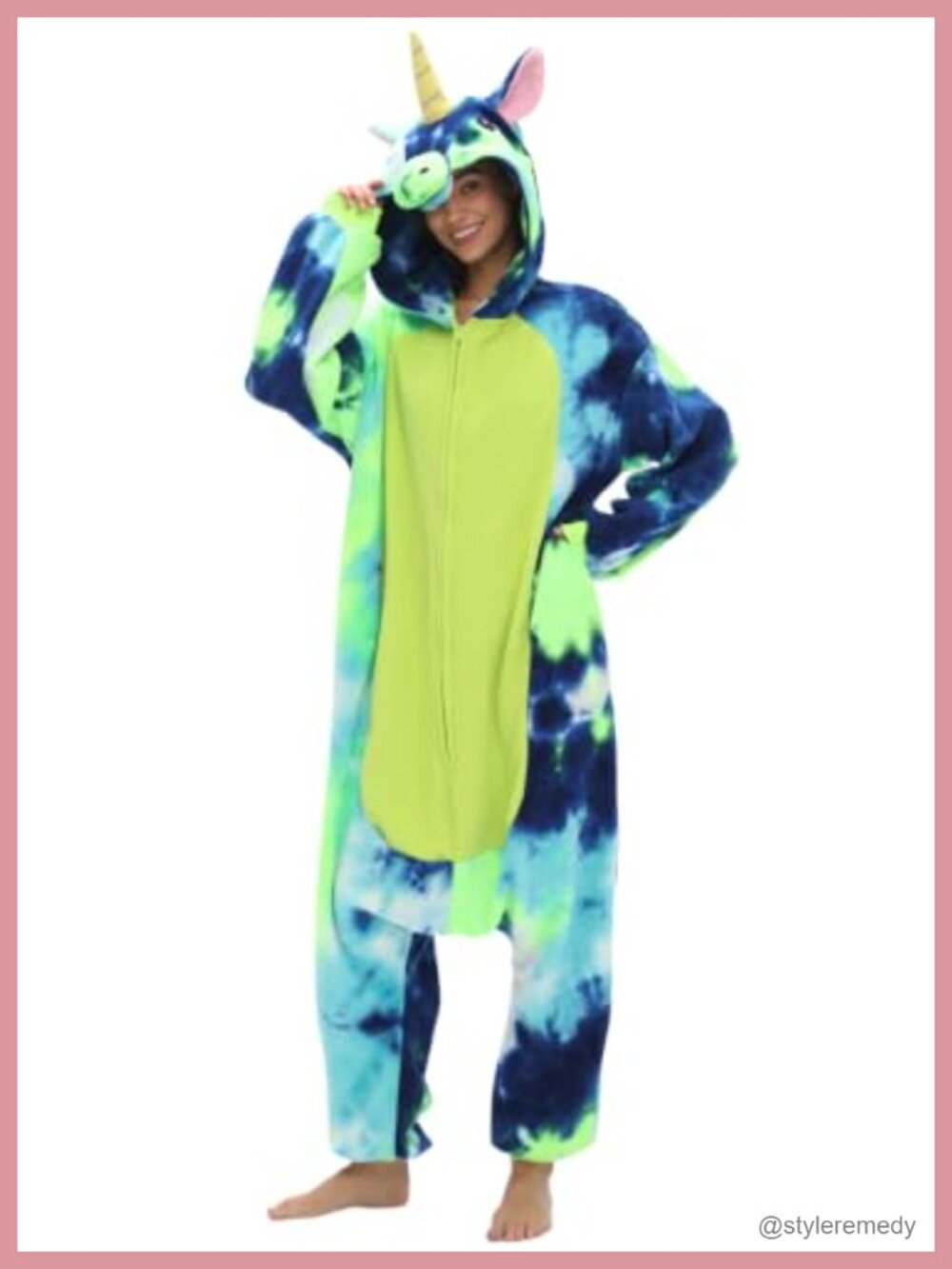 Unisex Animal Onesie Pajamas Hooded Fleece Cosplay Costume